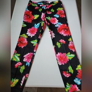 XOXO Floral Pants, Size 5/6